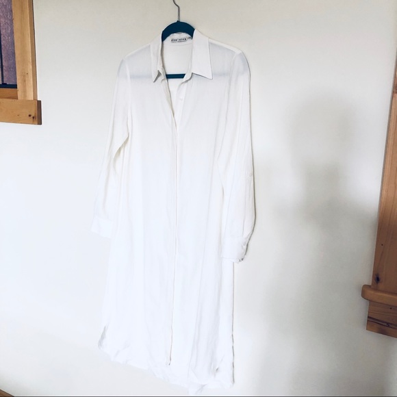 alice + olivia Zoe Mini Collar Button Down Dress - Picture 3 of 8